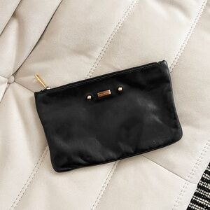 Rare Vintage Y2K Marc Jacobs Black Gold Hardware Zip Pouch
